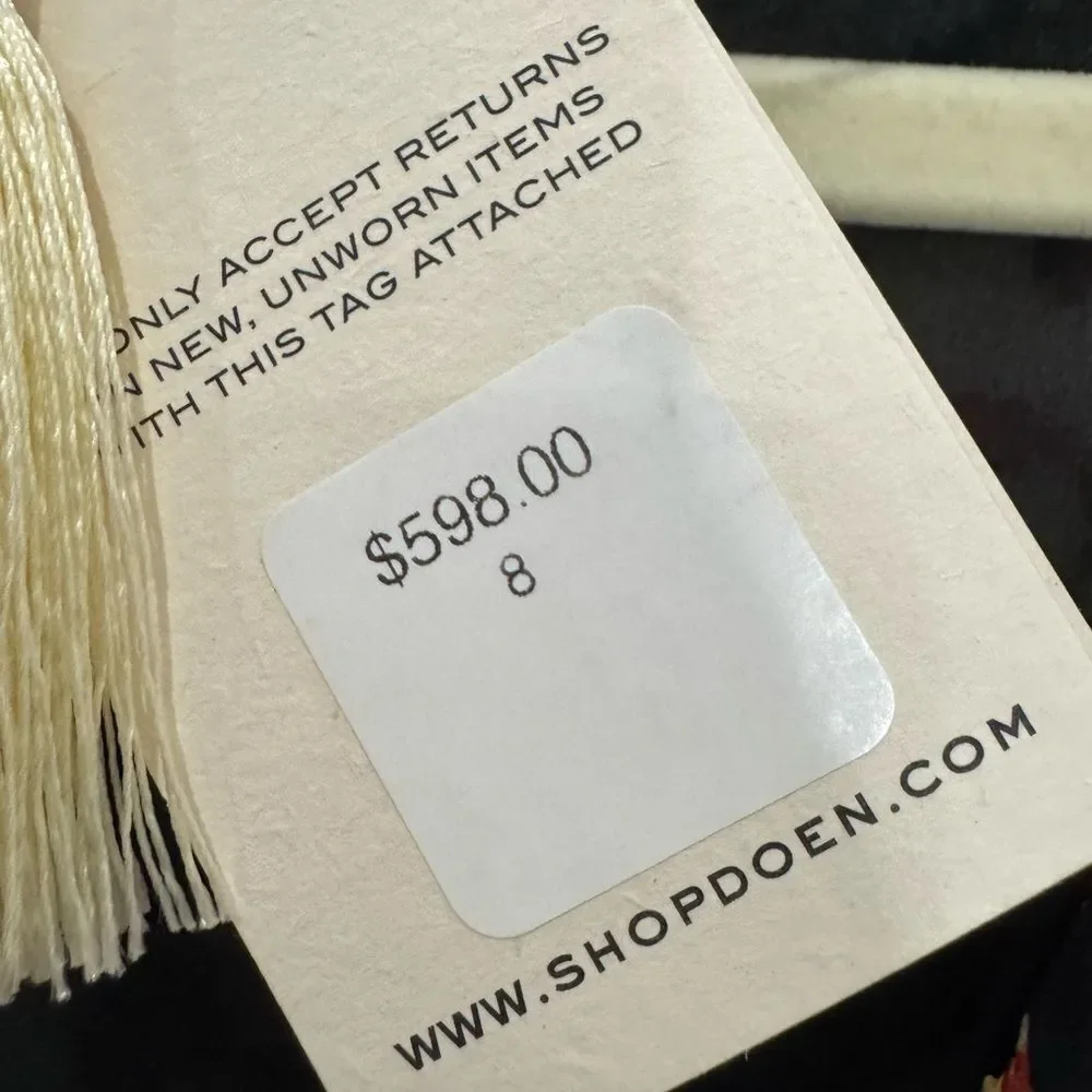 NWT DOEN Elizabeth Silk dress in Meadow Mirage - Picture 7 of 11